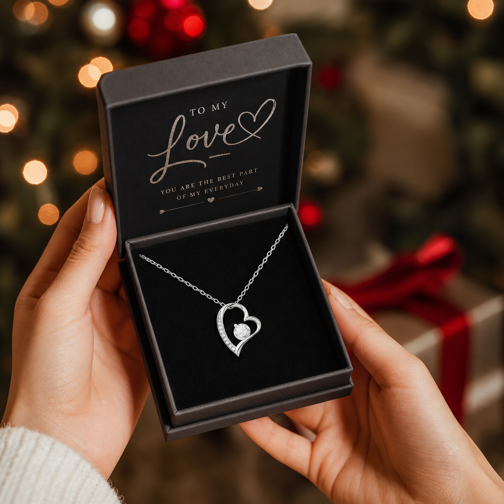 To My Love Heart Necklace